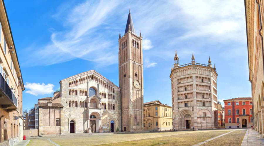 Unsere Autovermietung bietet eine vielfältige Auswahl an Fahrzeugen in Parma.